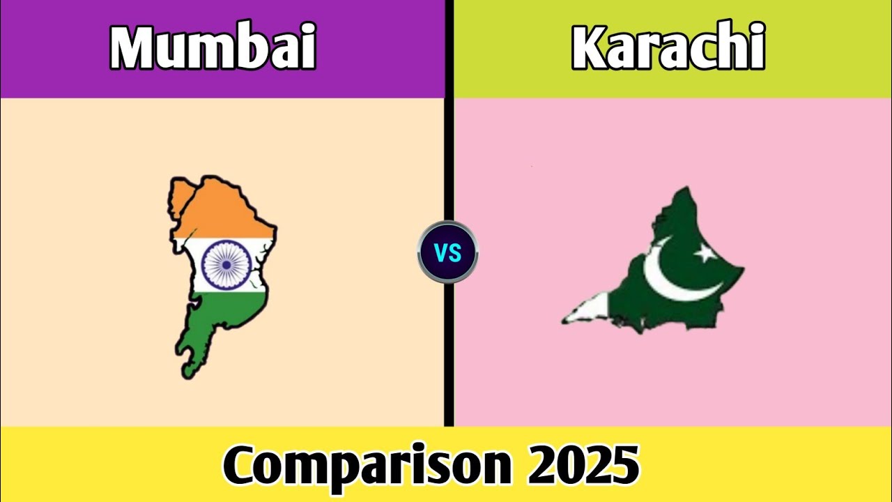 Mumbai vs Karachi | City Comparison 2025 | Data Search 2.0