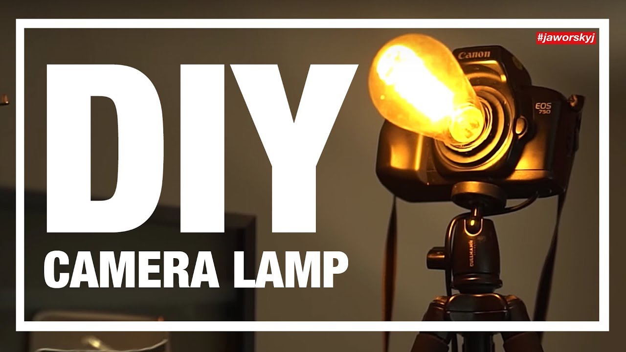Build your own DIY CAMERA LAMP 📸Tutorial | Jaworskyj