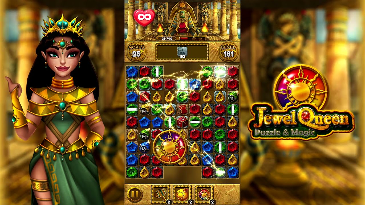Jewel Queen: Puzzle & Magic - Match 3 Game (V3_Top)