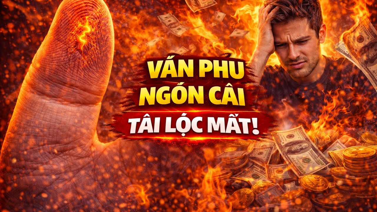 Vân phụ trên ngón tay cái – Tài lộc sẽ đến nhưng cũng dễ mất đi.