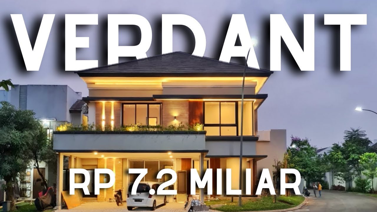 Rumah spec mewah harga tiarap ! VERDANT VIEW the icon BSD Rp 7.2M nego