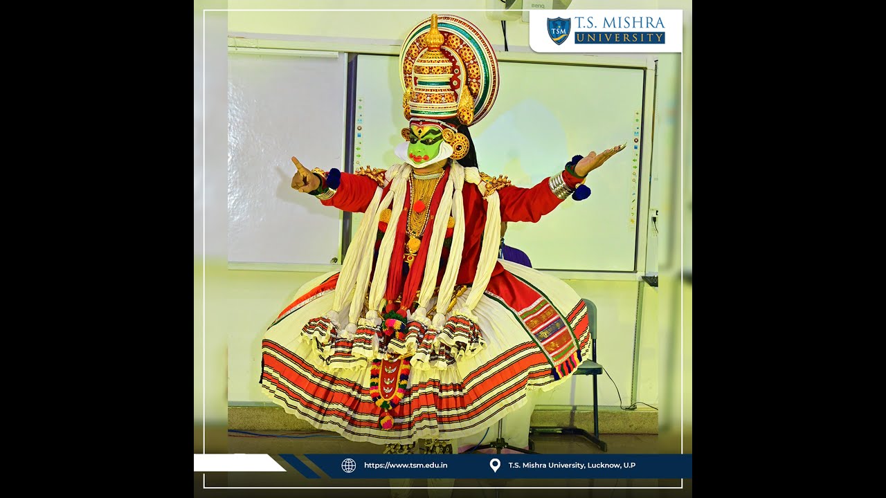 Kathakali Dance by Shri Kalamandalam M.M. Amaljith | SPIC MACAY x T.S. Mishra University #kathak