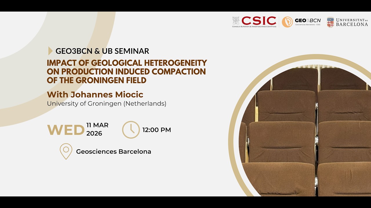 Seminar | Impact of geological heterogeneity on production induced compaction of the Groningen field