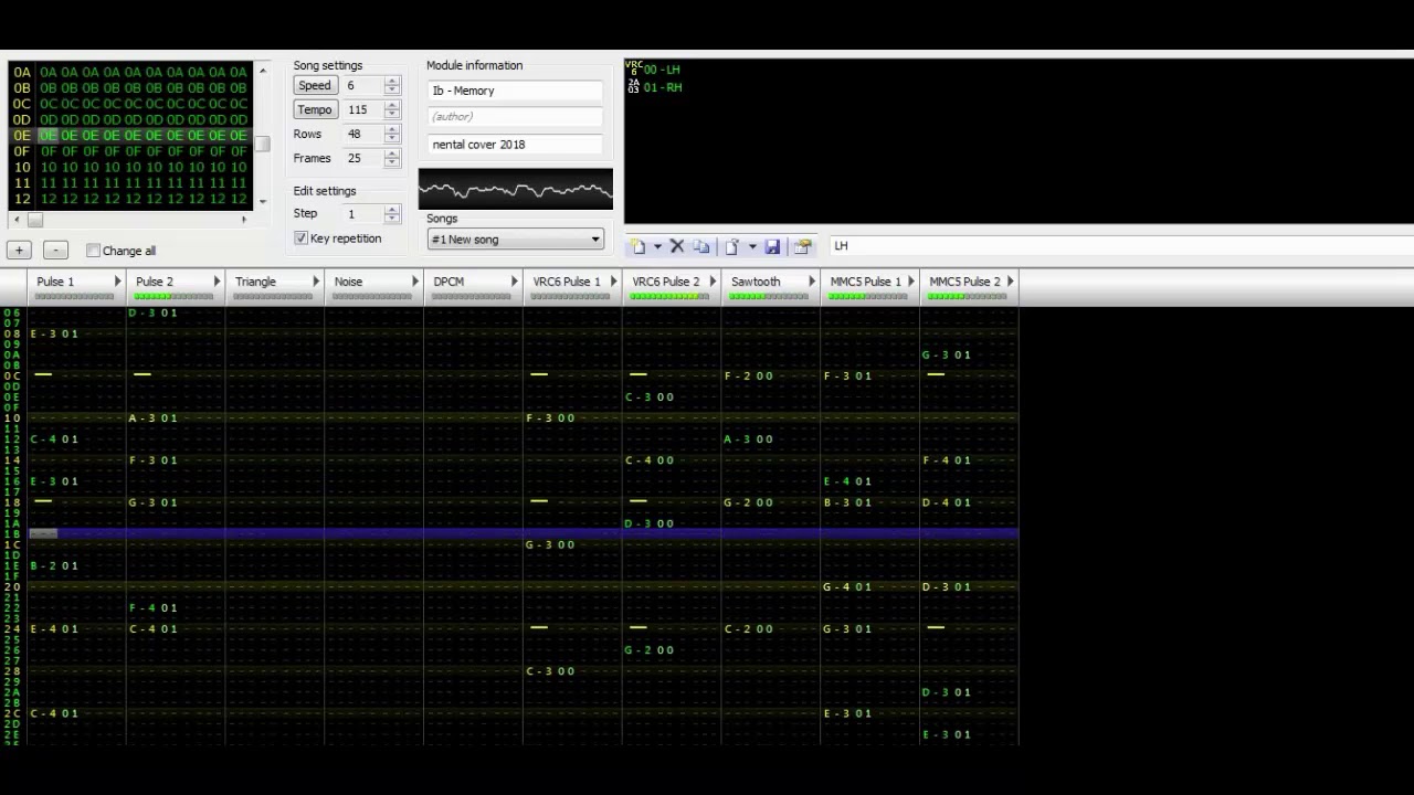 FamiTracker ~ Ib - Memory