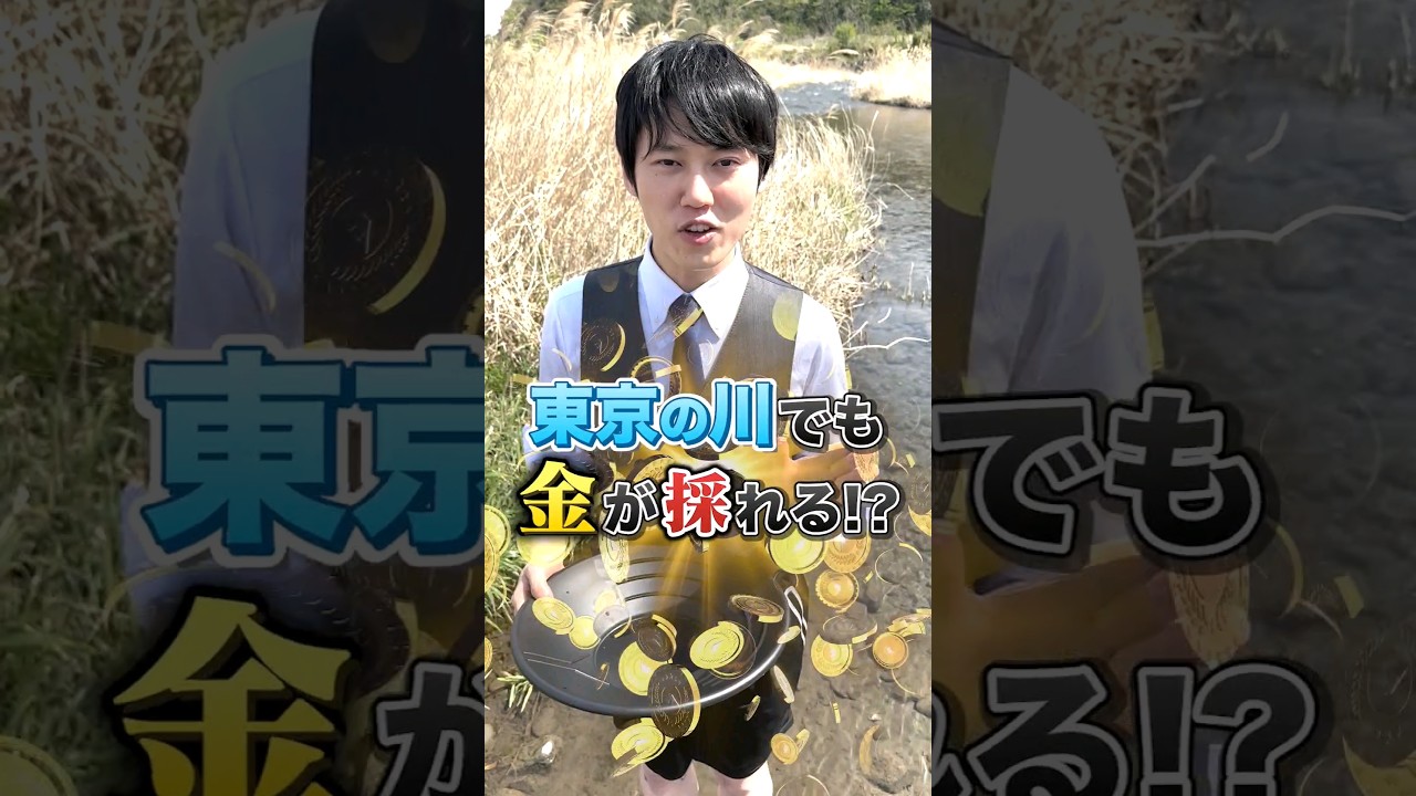 東京で金を採って大金持ちになれるかも！？