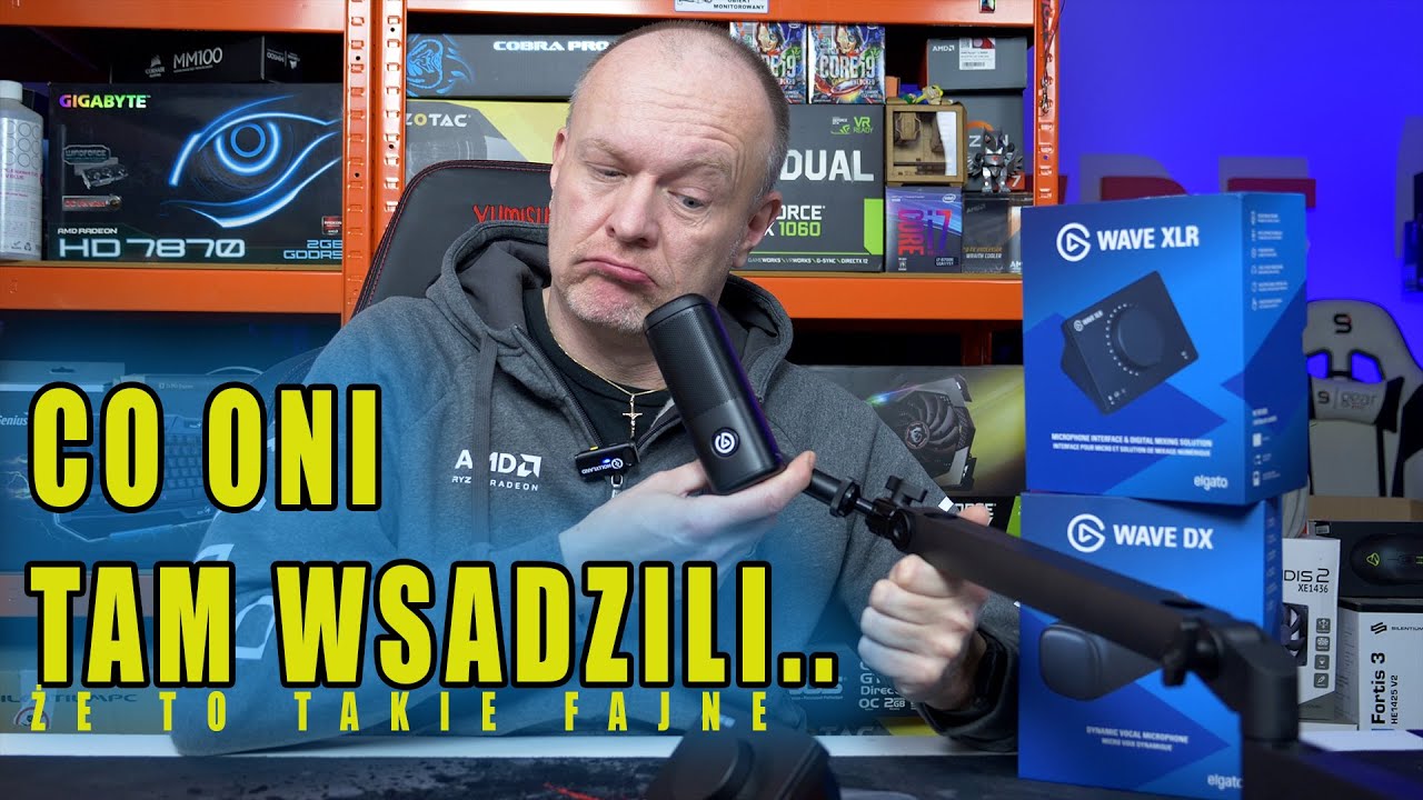 Elgato Wave DX + XLR + Arm Low - test zestawu dla pro streamera.