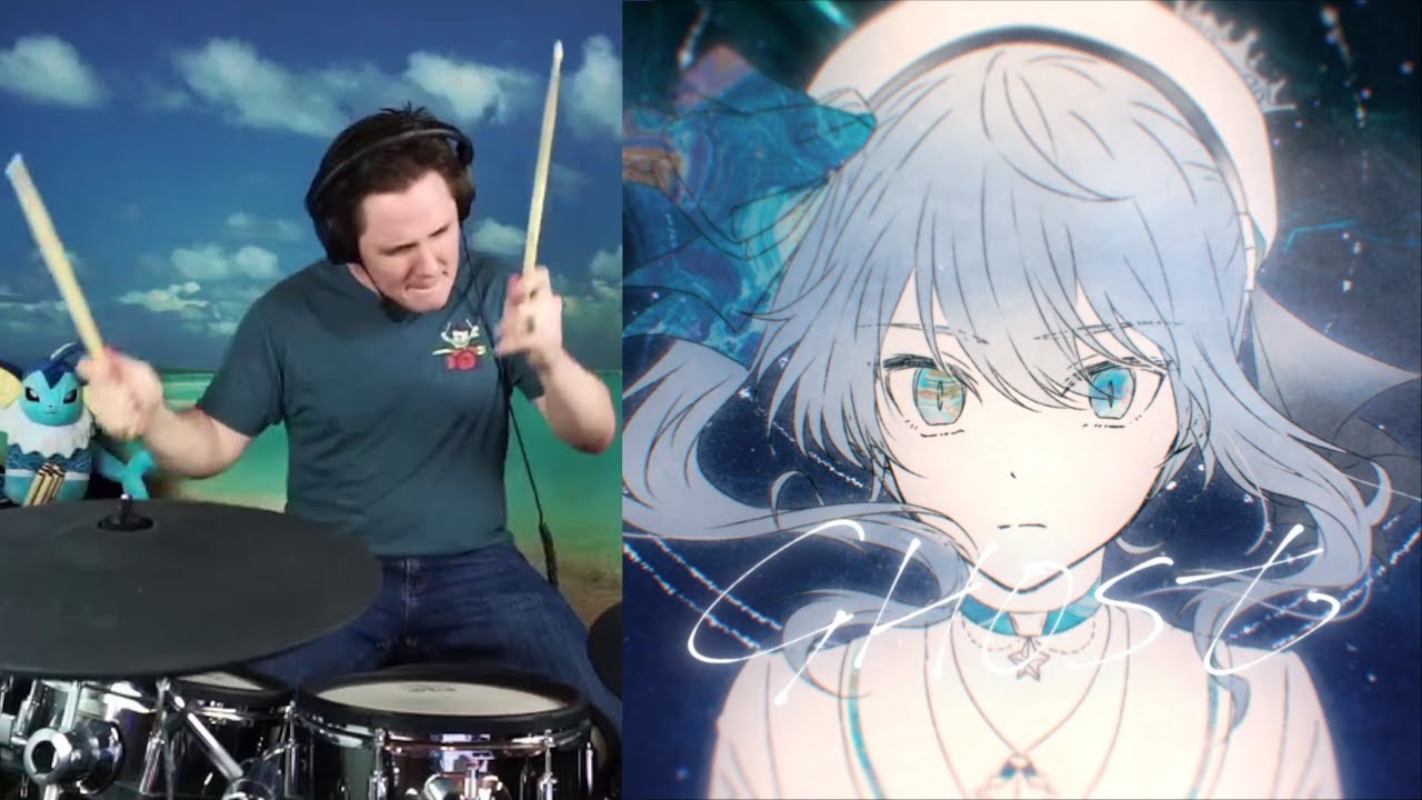 The8BitDrummer - Drum Cover of “Ghost” by Hoshimachi Suisei!