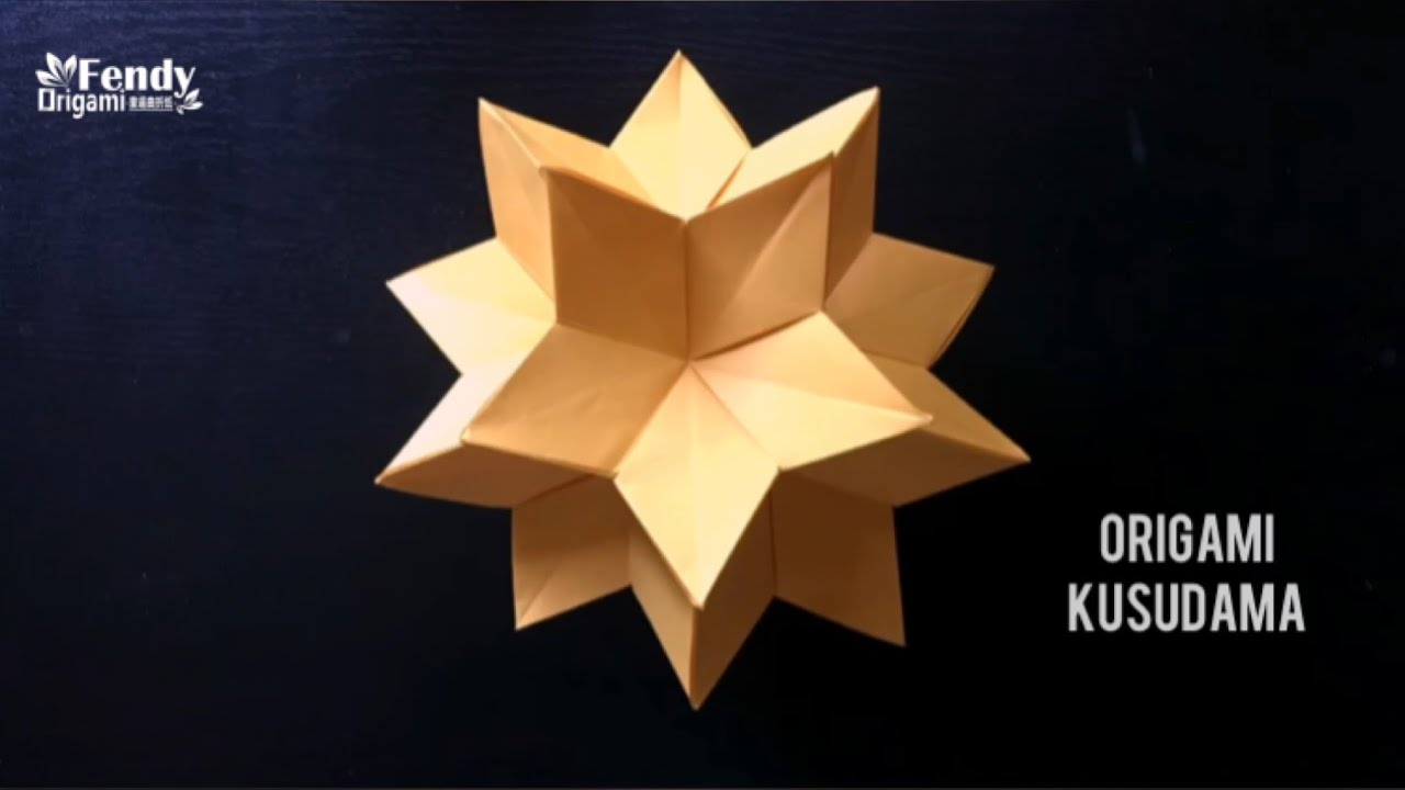Origami Starlit Kusudama
