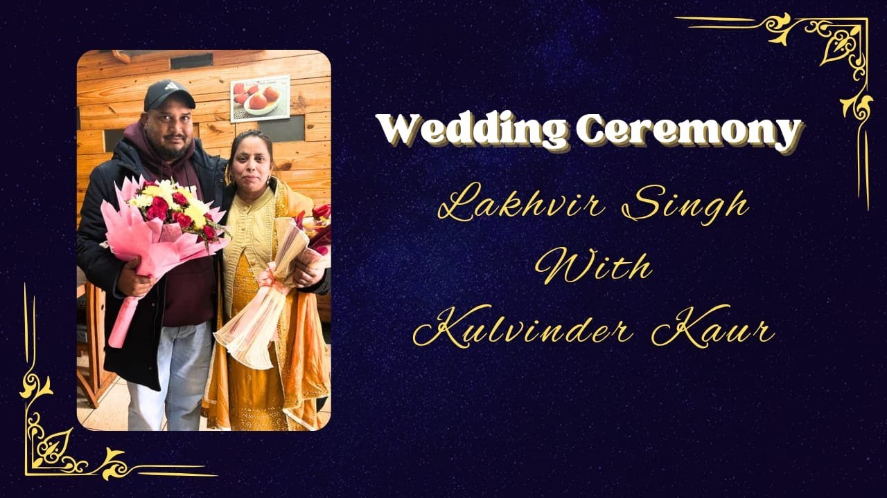 Live 🔴 Wedding Ceremony Of Kulvinder Kaur Weds Lakhvir Singh On.19-01-2026