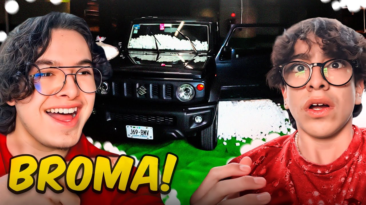 LE LLENE EL COCHE A MI HERMANO CON ESPUMA...