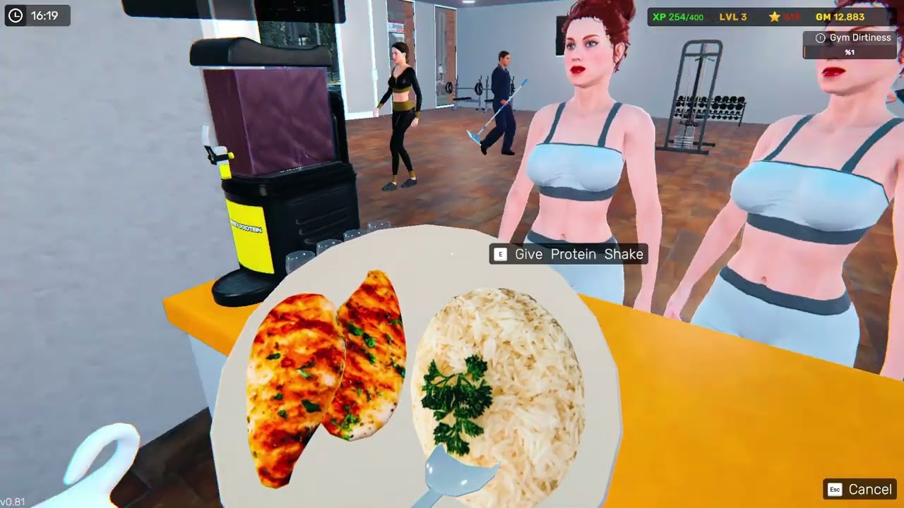 Gym Simulator 2024| Gameplay 2- Upgrading My Gym