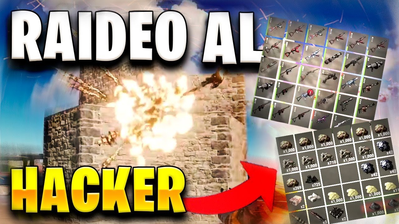 RAIDEAMOS a unos HACKERS - RUST SALVAJE #15 - Gameplay español