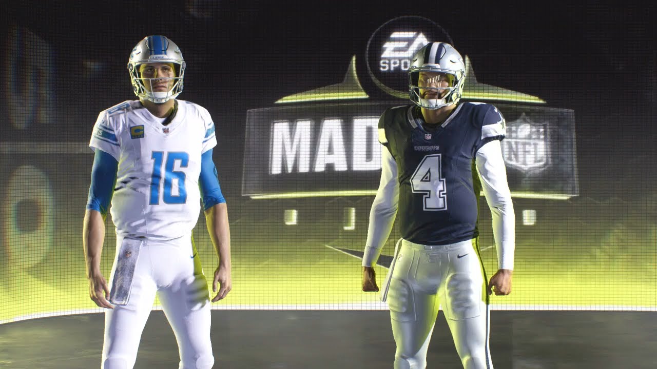 Madden NFL 24 - Detroit Lions Vs Dallas Cowboys Simulation PS5 Gameplay Week 17