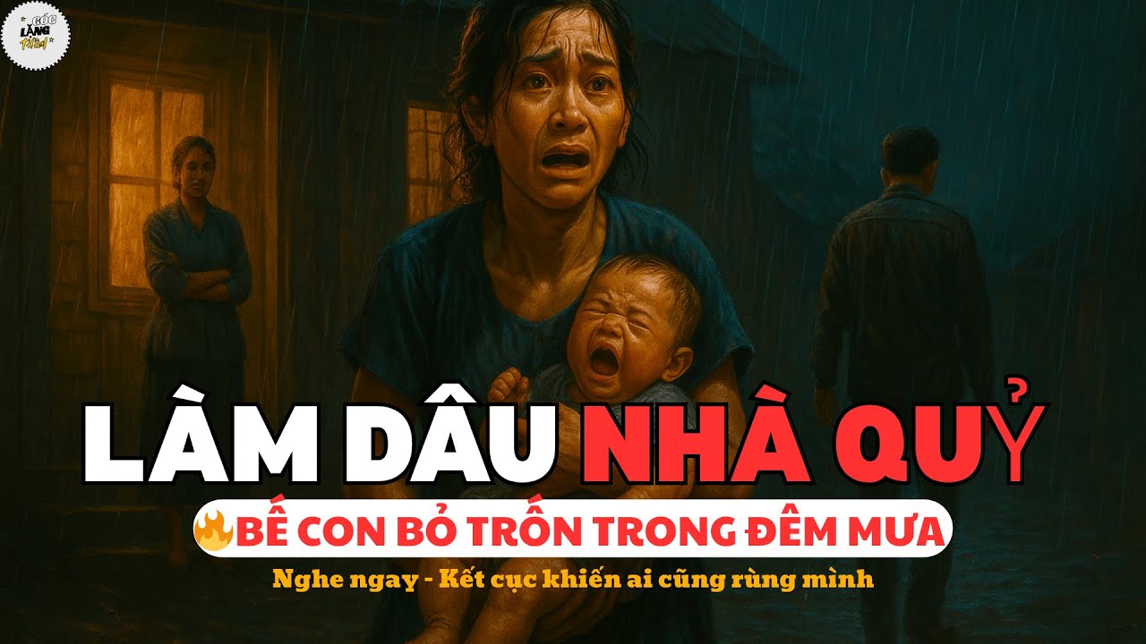 LÀM DÂU NHÀ QUỶ - BẾ CON BỎ TRỐN TRONG ĐÊM MƯA | GÓC LẶNG THẦM