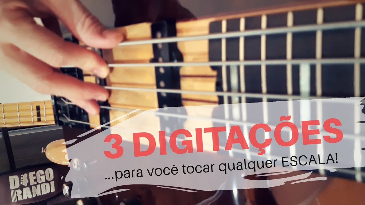 ESCALAS: 3 DIGITAÇÕES PRA TOCAR TODAS | Abertura da Mão
