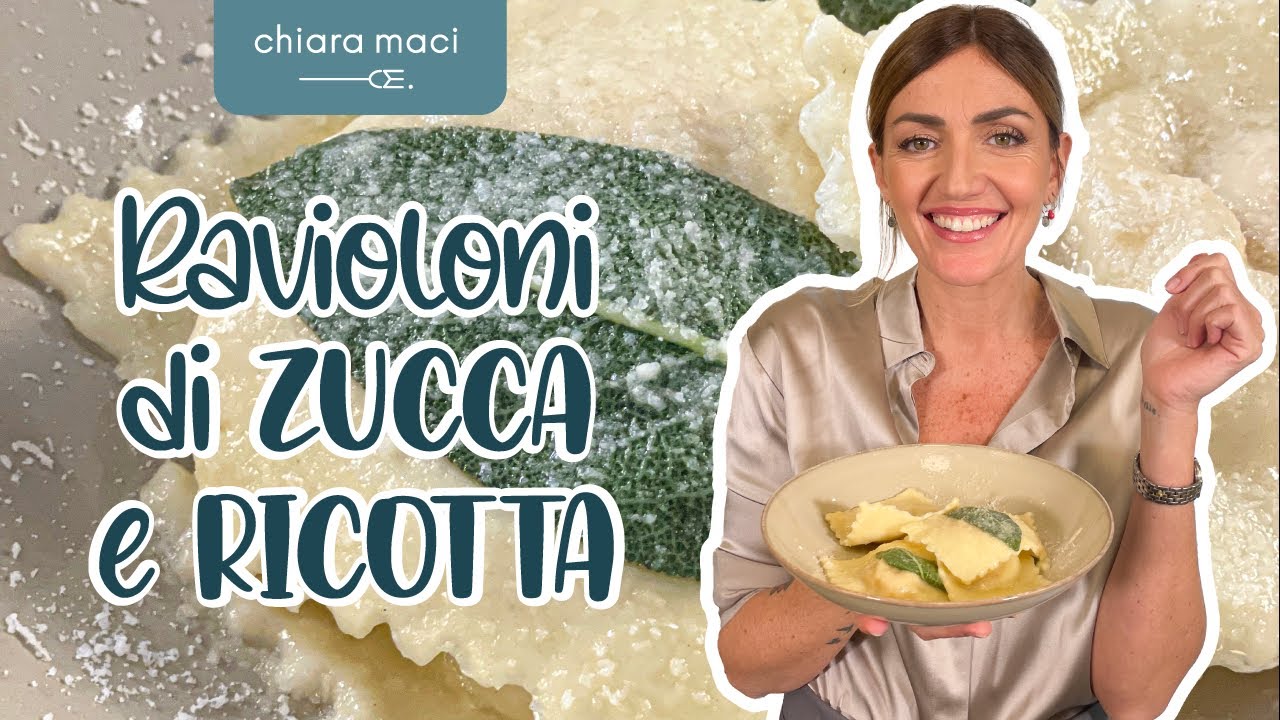 Ricette Nest Moments: Ravioloni di zucca e ricotta  - Chiara Maci