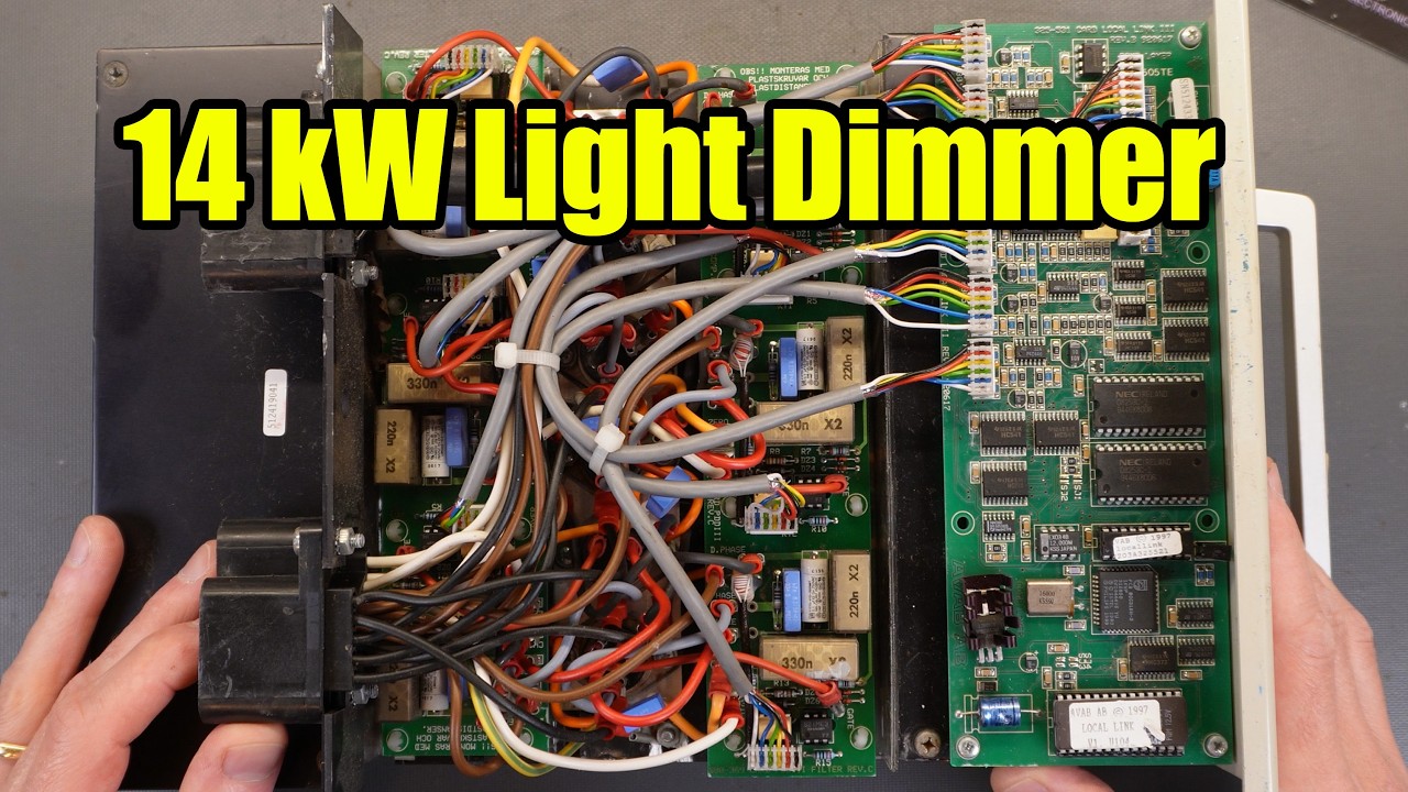 AVAB PDD III 14kW Light Dimmer Teardown