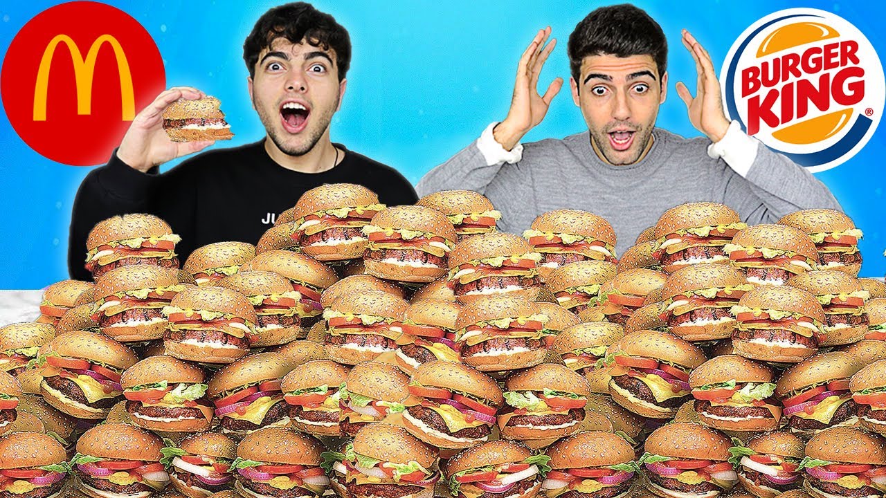 500 TANE HAMBURGER YEMEK ! 🍔*14.000 TL &Ouml;demek* Mukbang Soru - Cevap