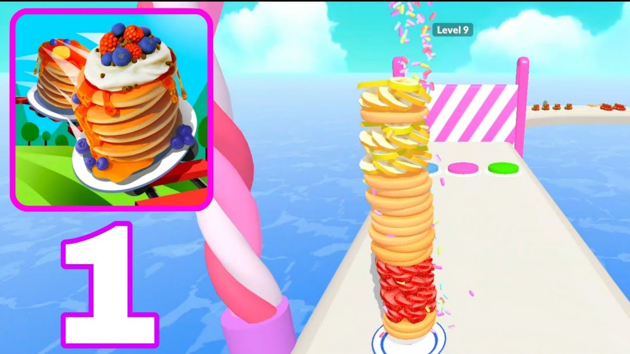Pancake Run - Gameplay Walkthrough Part 1 (Android,iOS)