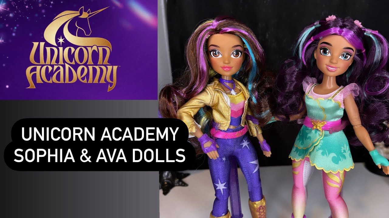 Unicorn Academy Sophia and Ava doll review!