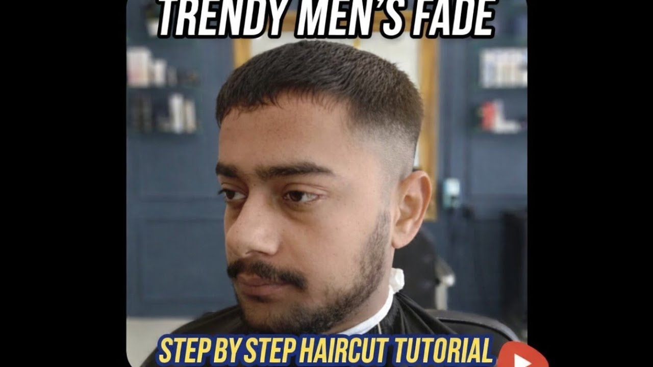 Trendy Men’s Fade Haircut ✂️ | Step by Step Fade Cutting Tutorial | Barber Skills