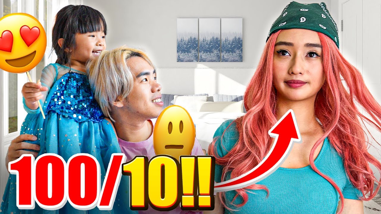 Husband Rates my CRAZY Halloween Costumes!!