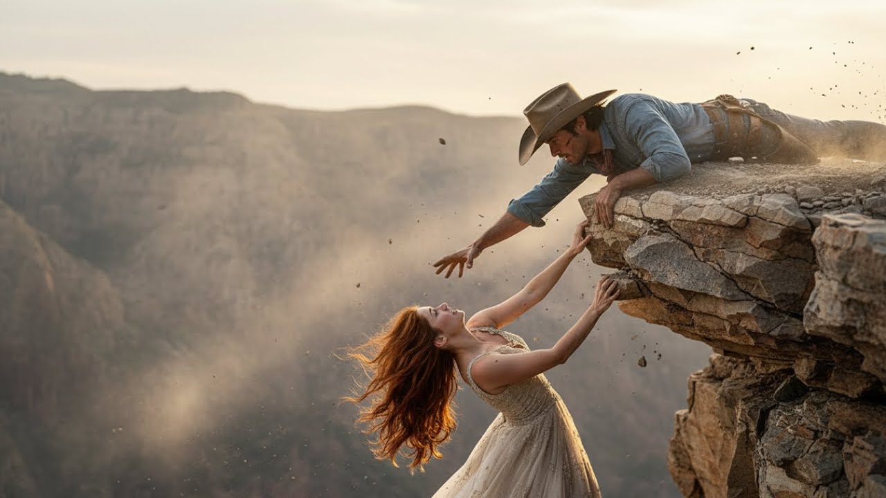 She Fled Her Wedding—Then Slipped Off a Cliff. A Cowboy’s Grip Changed Everything