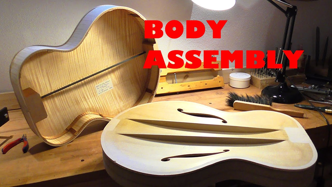 MAKING AN ARCHTOP GUITAR: BODY ASSEMBLY @mbreyguitars1994