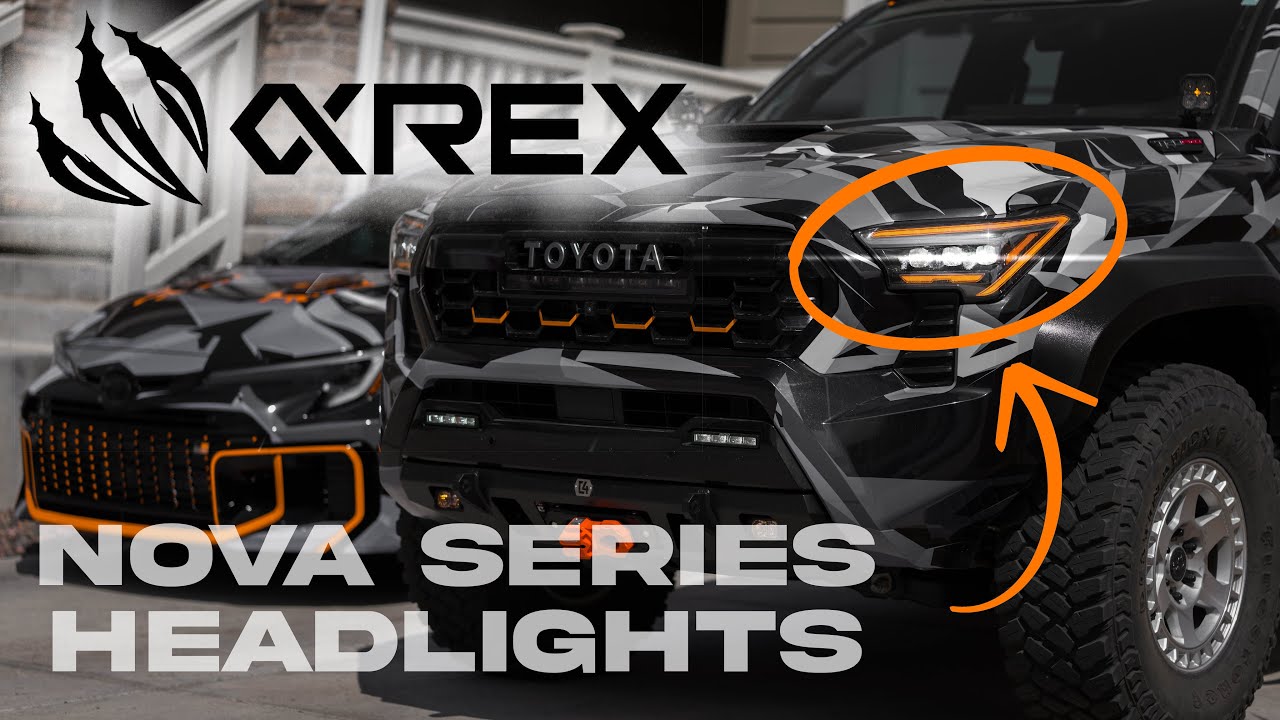 4th Gen Toyota Tacoma Headlight Install | Alpharex Nova Series Lights