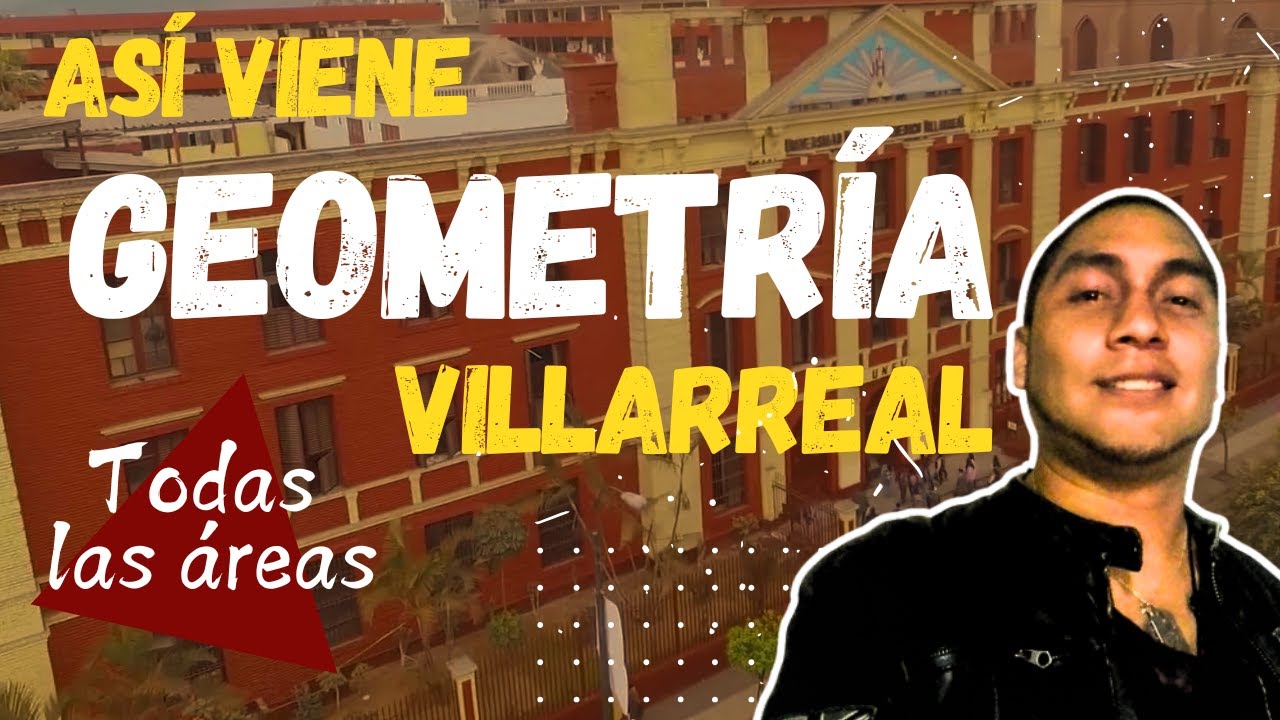🔴 Solucionario EXAMEN DE ADMISIÓN VILLARREAL 👏 GEOMETRÍA 2023 2024 Todas las áreas