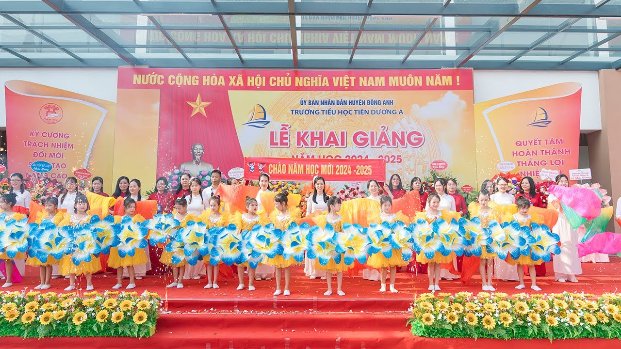 Văn nghệ trrường tiểu học Tiên Dương A (Đông Anh) - Khai giảng năm học 2024-2025.
