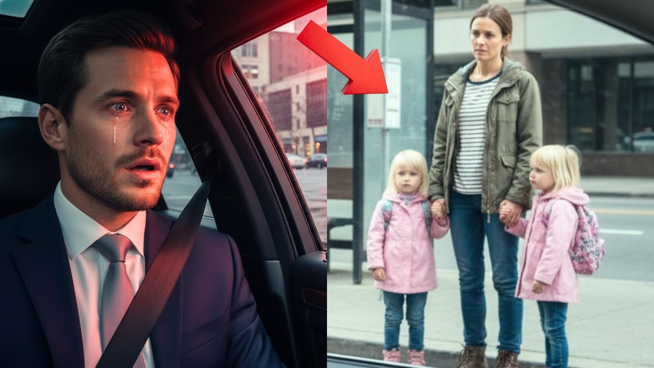 A Millionaire Was Taking His Fiancée to Get Married When He Saw His Ex at a Bus Stop With Twin Girls