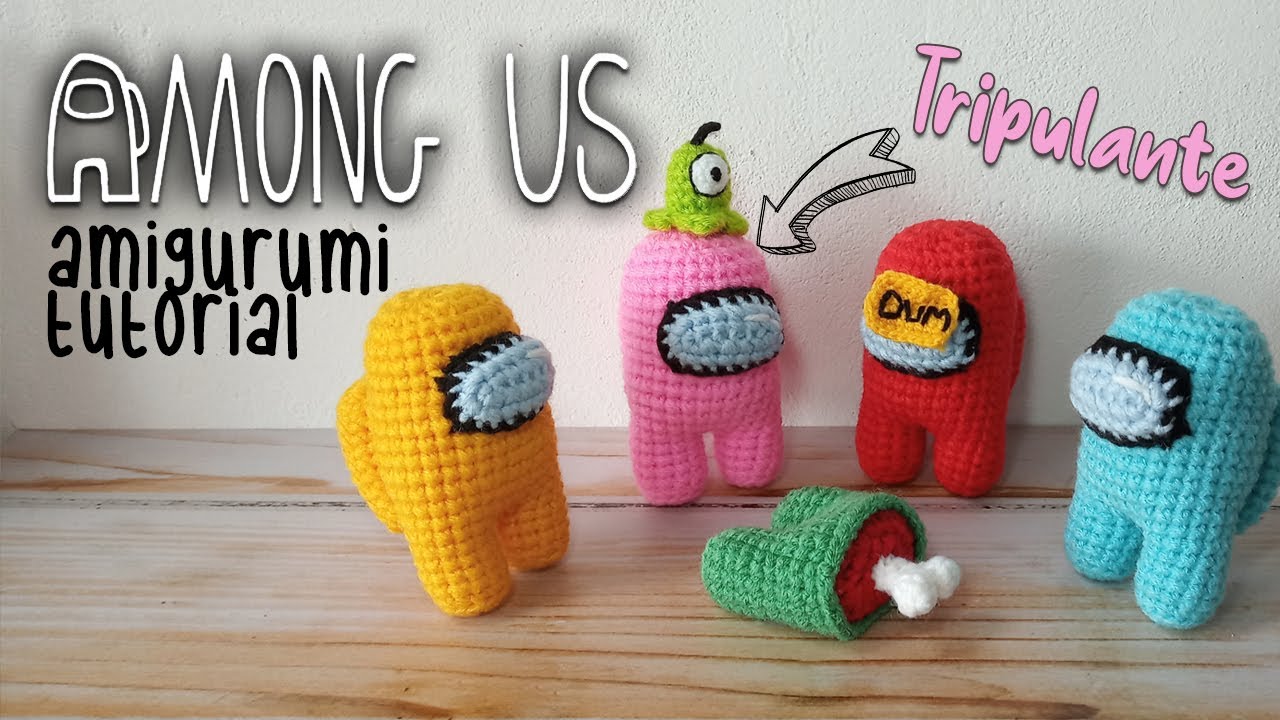 AMONG US amigurumi tutorial - tripulante👩‍🚀