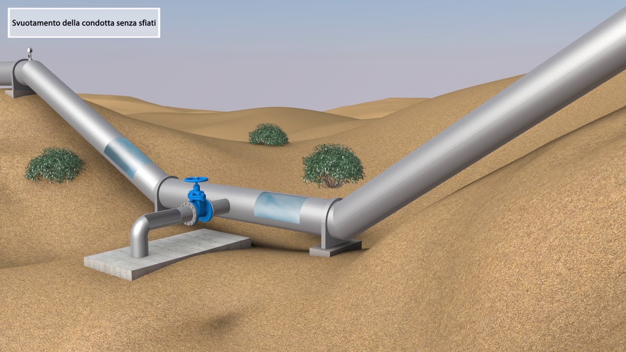 Protezione delle condotte durante lo svuotamento con gli sfiati CSA