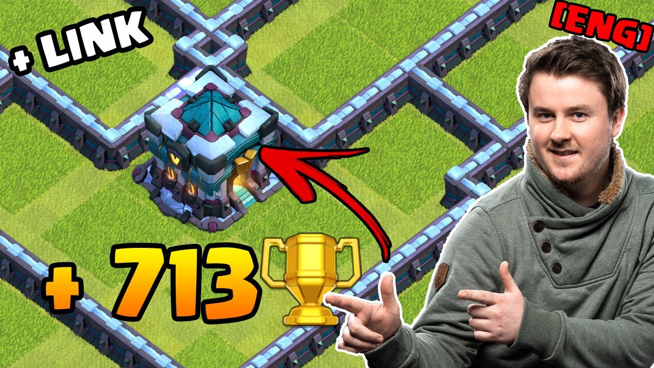 I used THIS BASE to push 713 Trophies in 7 Days | BEST Townhall 13 Base + Link | iTzu [ENG]