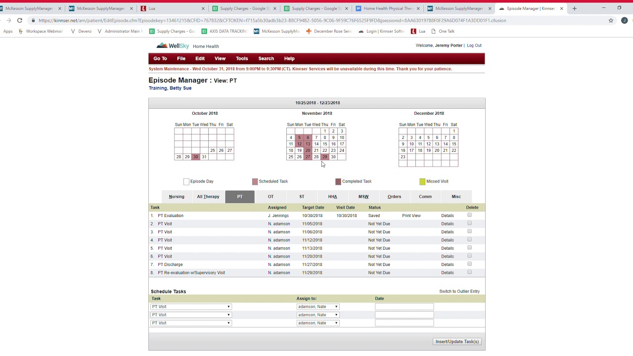 Patient Scheduling for all disciplines