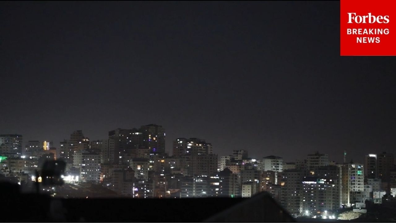 Missiles Light Up Jerusalem's Night Sky As Airstrikes Continue To Batter The Middle East
