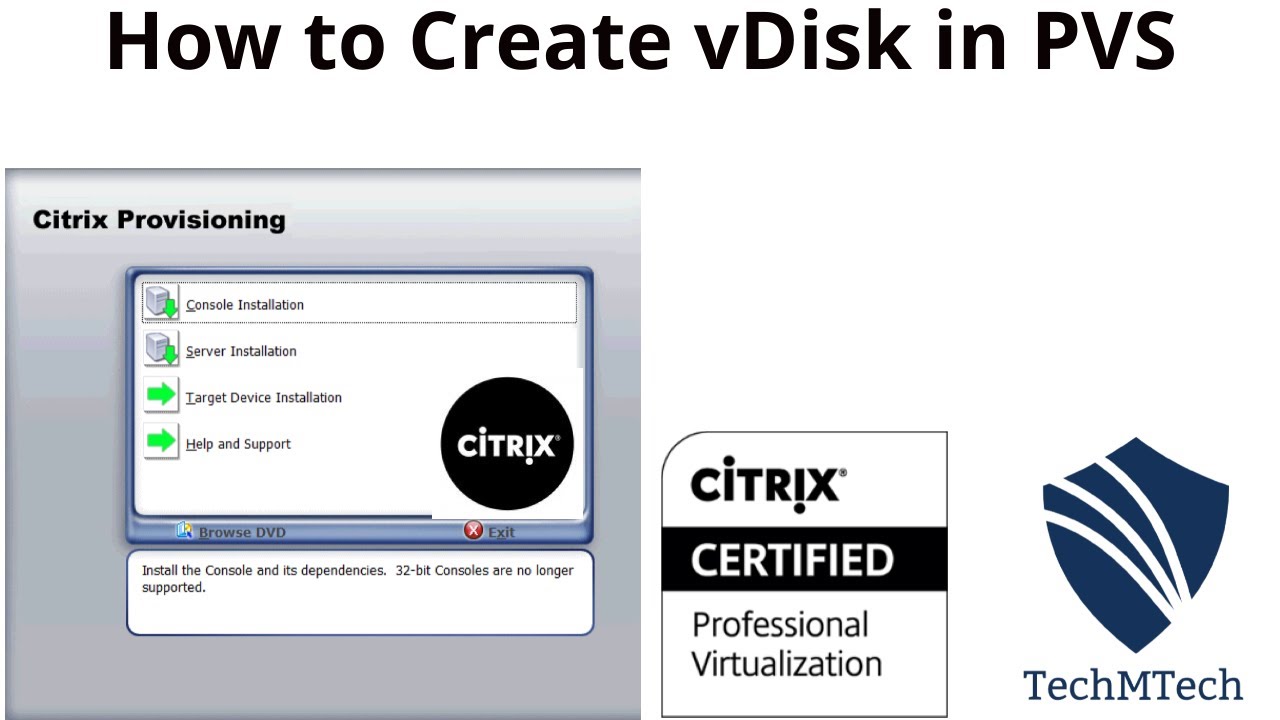How to Create vDisk | Citrix Provisioning Services