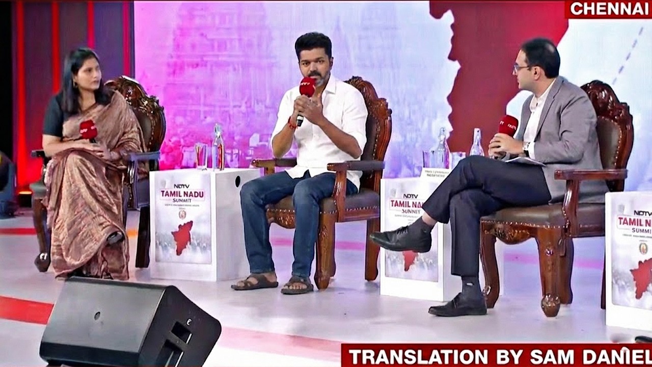 TVK VIJAY 1st Exclusive Interview With NDTV 🔥 Kingmaker! | Thalapathy Vijay Latest Speech