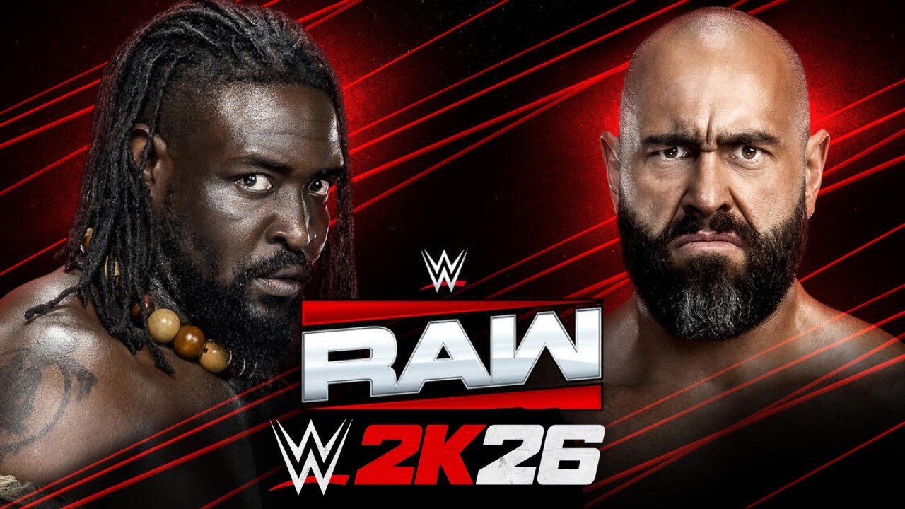 WWE 2K26: Oba Femi vs Rusev on RAW