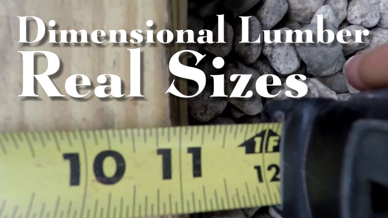 DIMENSIONAL LUMBER 2x3 to 2x12 Nominal Sizes
