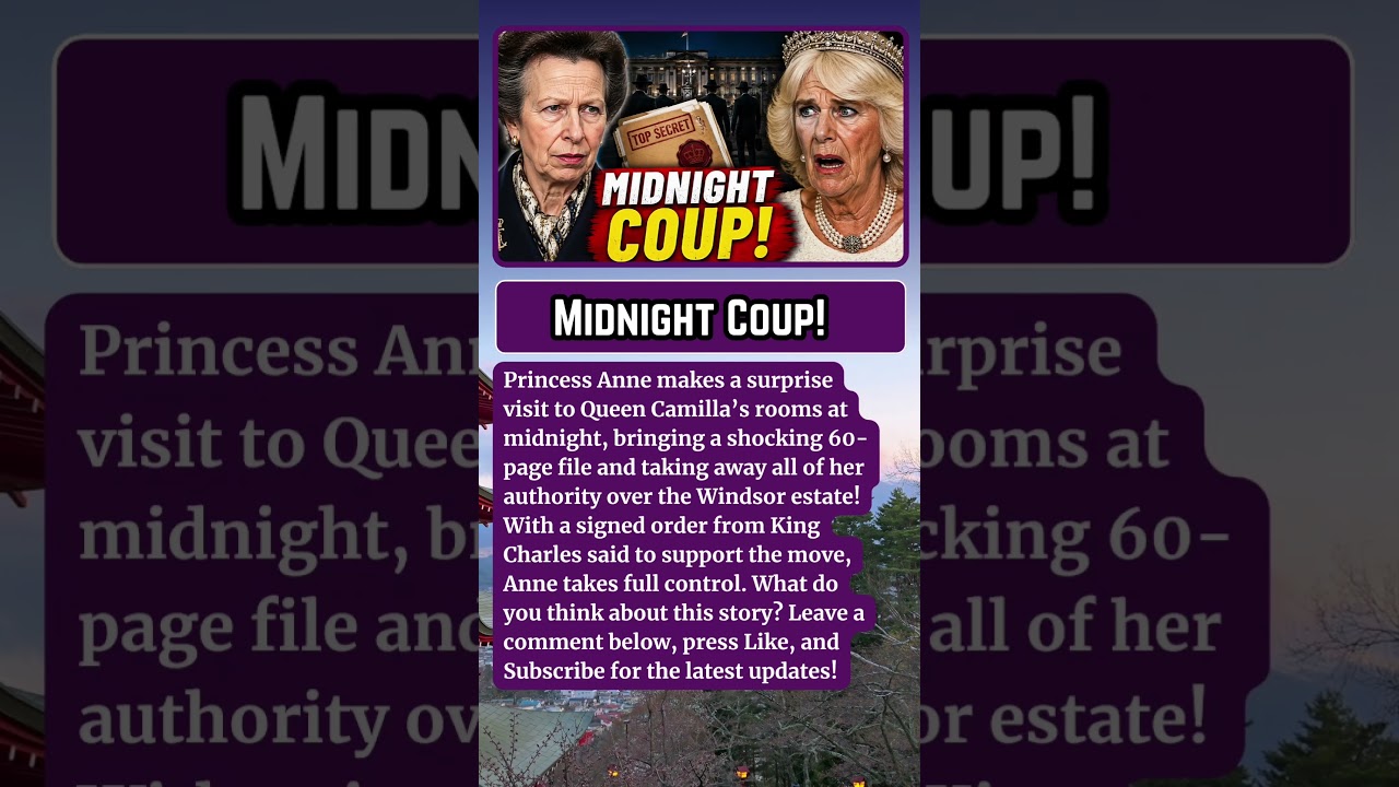 BREAKING: Princess Anne Makes Bold Midnight Move Against Queen Camilla!