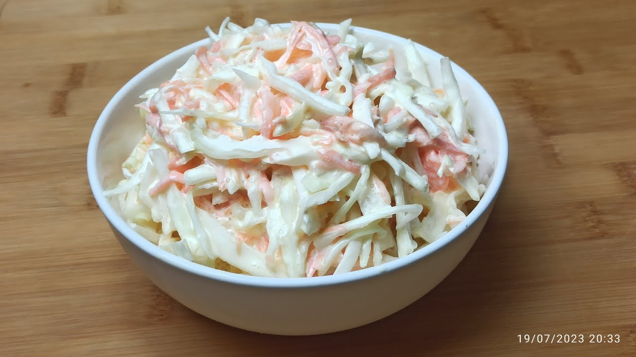 Салат из капусты: лучший рецепт сливочного и быстрого салата из капусты 😍