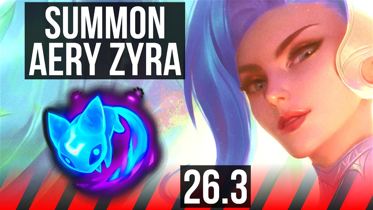 ZYRA vs ZAAHEN (TOP) | Perfect KDA: 4/0/17, Summon Aery, 46K damage | KR Master | 26.3