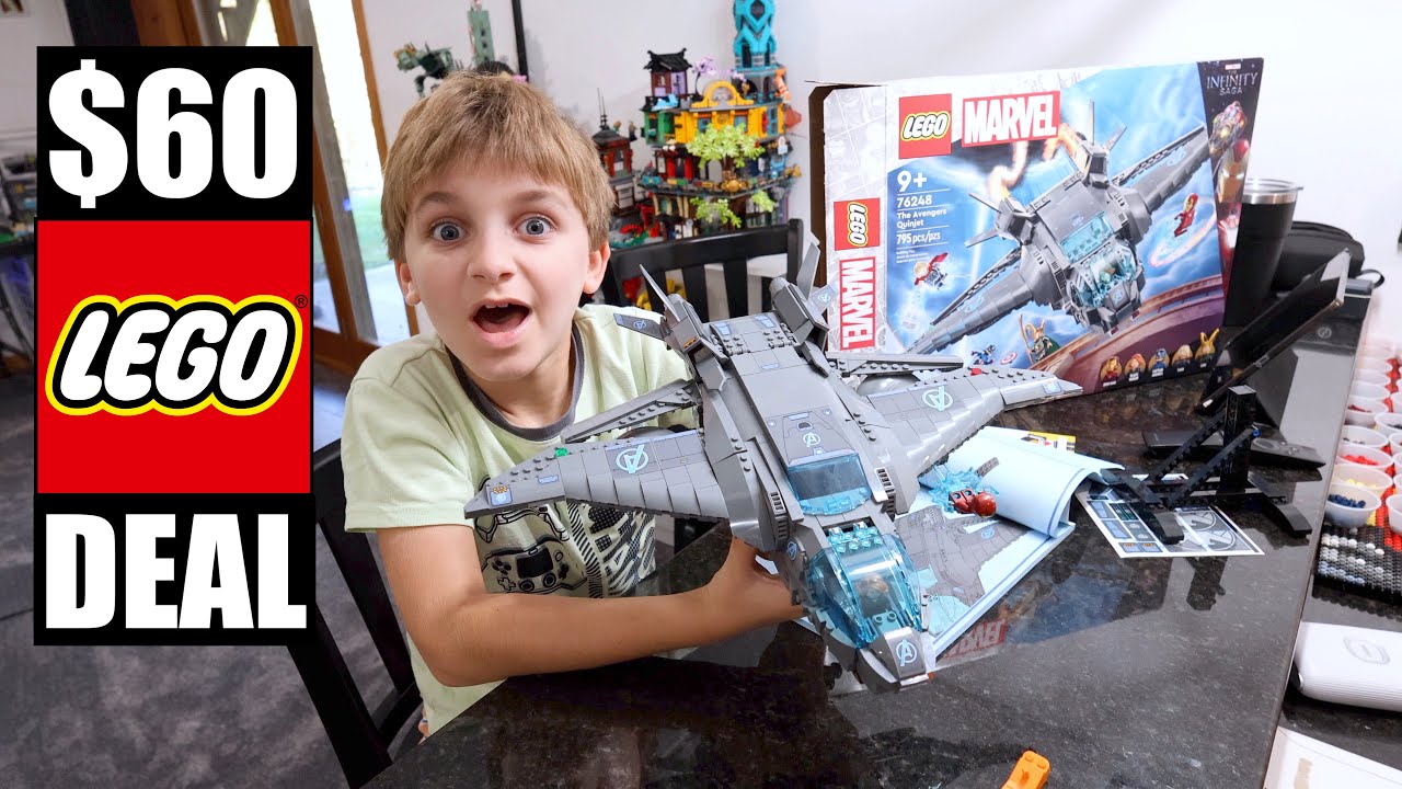 Сборка LEGO Marvel Avengers Quinjet 76248
