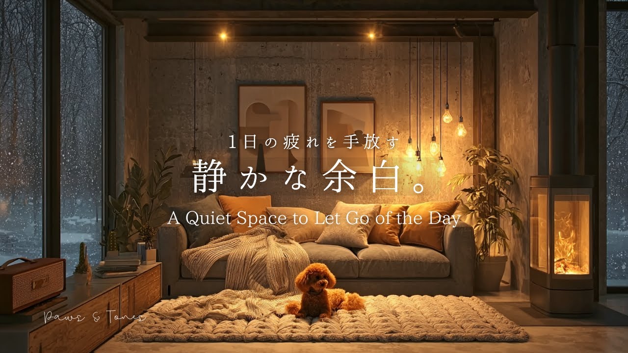 【夜のリセットBGM】1日の疲れを手放す、静かな余白。| A Quiet Space to Let Go of the Day 🌙