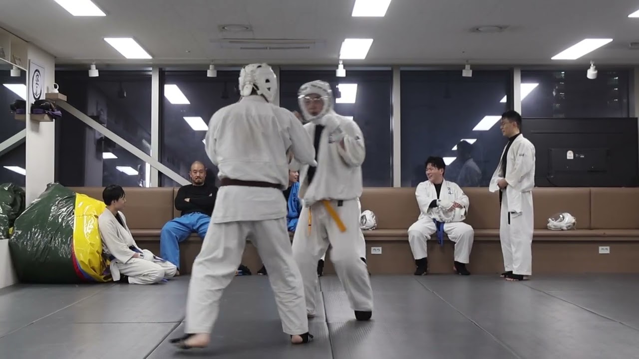 명지 쿠도 격투룰 스파링
