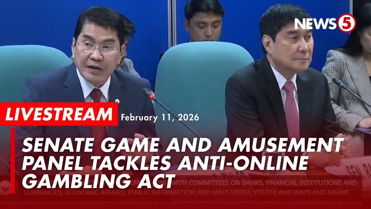 LIVE | Senate Game and Amusement panel tackles Anti-Online Gambling Act