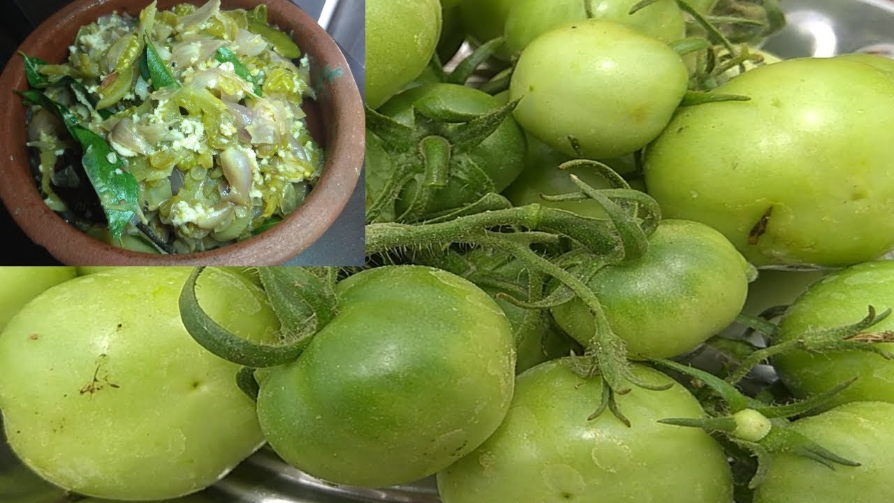 Pacha Thakkali Thoran|Green Tomato Stir Fry| Prefect Side Dish For Rice , Chappathi| Recipe In Tamil