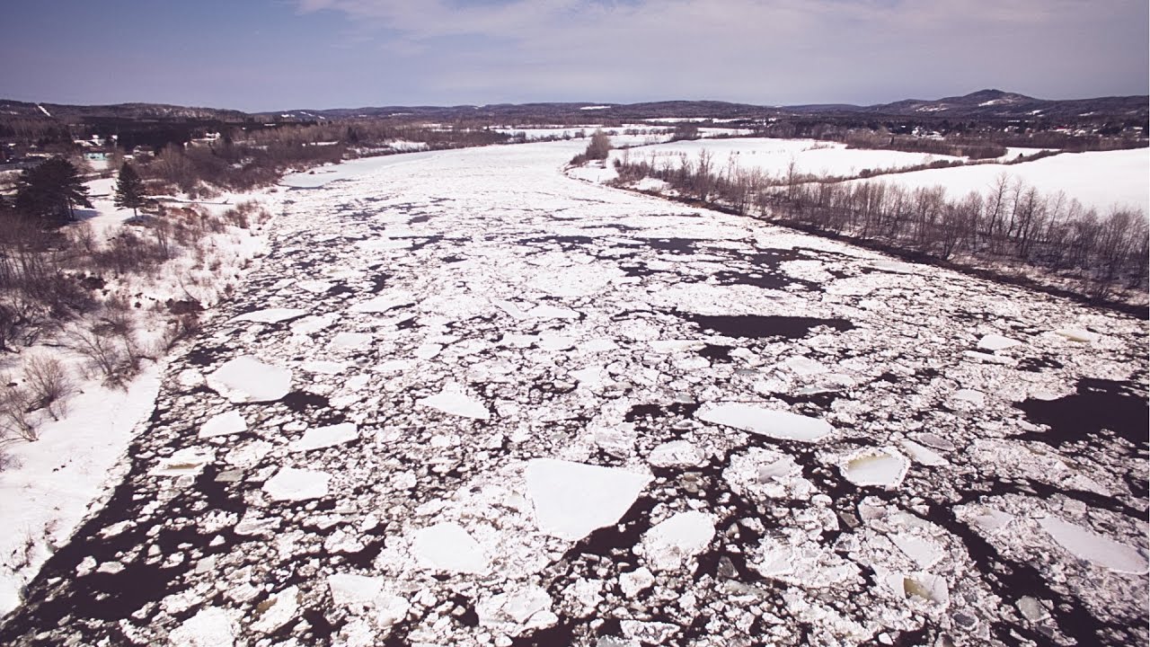 Spring Ice Flow - St. John River